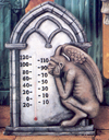 Gargoyle Thermometer