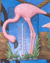 Flamingo Thermometer