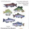 Freshwater Fish Flats or Magnets