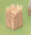 Crate Toothpick Holder