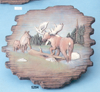 Moose Family Plaque