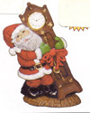 Santa with Clock