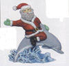 Santa on Dolfin