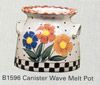 canister Wave Melt Pot